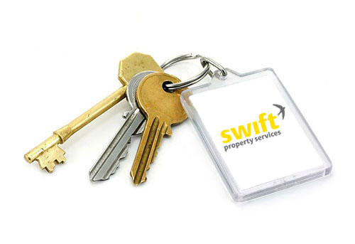 Image of keys on a keychain